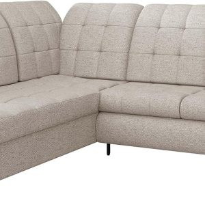 Mirjan24 Ferulk Ecksofa mit Schlaffunktion und Bettkasten – L-Form Schlafsofa 4-Sitzer Wohnzimmer Couch Modern